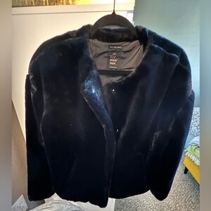 Zara Black Teddy Jacket